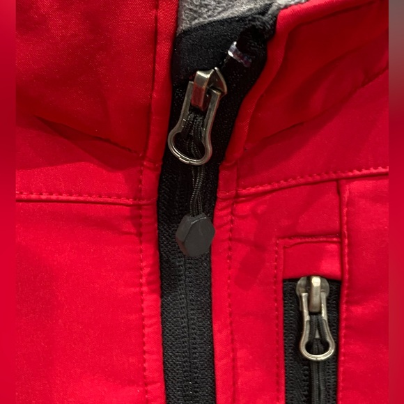 Oklahoma Sooners Tahoe Pass Jacket Mens L Red Black Zip Up SEC College Football - Picture 3 of 13